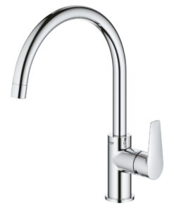 Baterie de bucatarie Grohe Start Edge, pivotanta, monocomanda, crom - 31369001