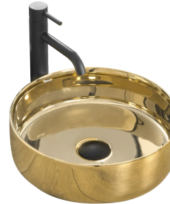 Lavoar pe blat REA Sami 36 cm Auriu Lucios