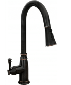 Baterie de bucatarie Rea Deco Old Negru Mat