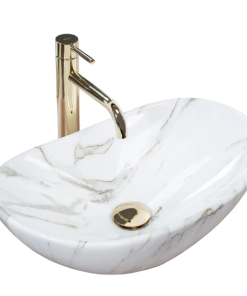 Lavoar pe blat Royal Mini Ajax 47 cm Alb Lucios