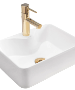 Lavoar pe blat Rea Kelly Mini Alb Lucios