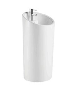 Lavoar rotund freestanding Fluminia Jussac 46 cm Alb