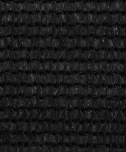 vidaXL Paravan de balcon, negru, 120x500 cm, HDPE