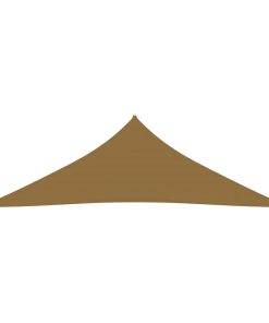 vidaXL Pânză parasolar, gri taupe, 4x4x5,8 m, HDPE, 160 g/m²
