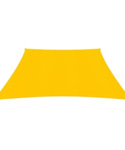 vidaXL Pânză parasolar, galben, 3/4x3 m, HDPE, 160 g/m²