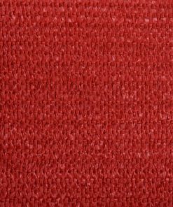 vidaXL Pânză parasolar, roșu, 3,5x3,5x4,9 m, HDPE, 160 g/m²