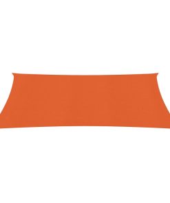 vidaXL Pânză parasolar, portocaliu, 2x4 m, HDPE, 160 g/m²