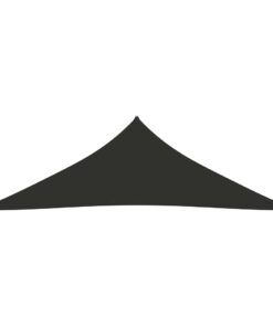 vidaXL Parasolar, antracit, 5x5x6 m, țesătură oxford, triunghiular