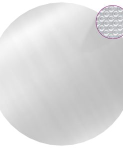 vidaXL Prelată de piscină, argintiu, 250 cm, PE