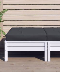 vidaXL Pernă paleți de podea, negru, 60x60x8 cm, material textil