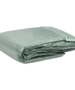 vidaXL Copertină rezervă pentru seră (54 m²), verde, 300x1800x200 cm