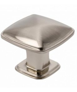 Buton pentru mobila Point, finisaj otel periat GT, 30x30 mm