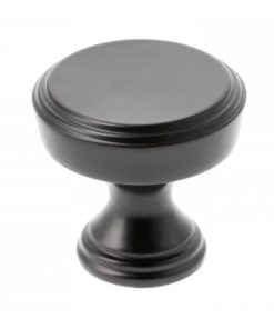 Buton pentru mobila Sonet, finisaj negru mat GT, D:25 mm