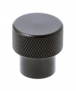Buton pentru mobila Structure, finisaj negru mat GT, D:22 mm