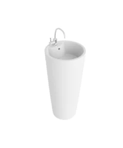 Lavoar stativ Atena rotund 40 cm alb