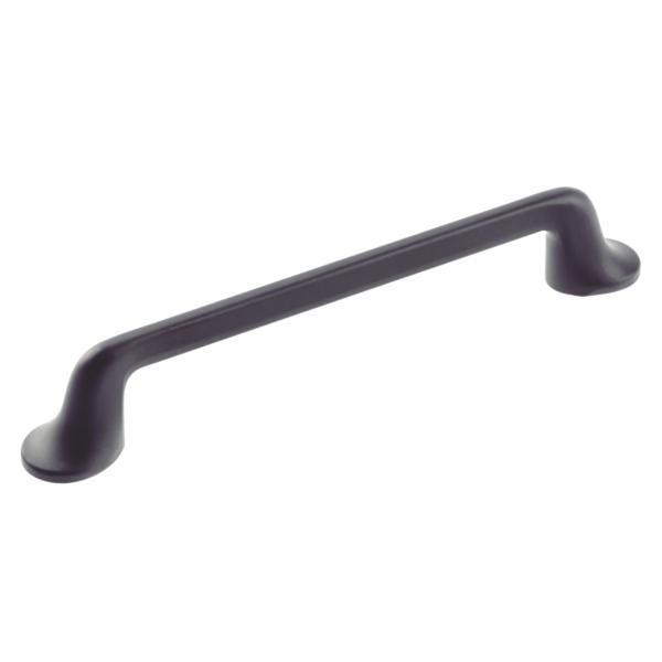 Maner pentru mobila Fabricio, finisaj negru mat GT, L:161 mm