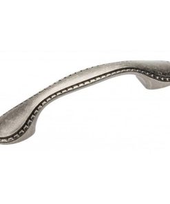 Maner pentru mobila Palermo, finisaj argint antichizat GT, L:127 mm