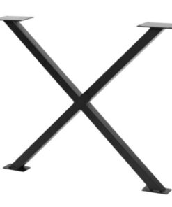 Picior de masa Industria X, finisaj negru mat, 710x820 mm