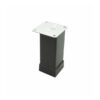Picior model KARE 40x40, 100 mm, finisaj negru mat