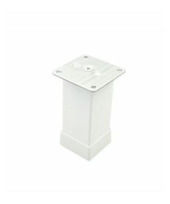Picior model KARE 40x40, 200 mm, finisaj alb