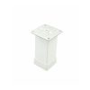 Picior model KARE 40x40, 50 mm, finisaj alb
