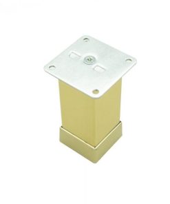 Picior model KARE 40x40, 50 mm, finisaj auriu
