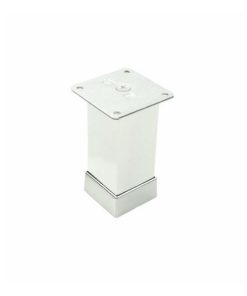 Picior model KARE 40x40, 50 mm, finisaj crom lucios