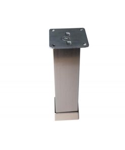 Picior model KARE 40x40, 50 mm, finisaj inox