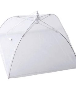 Plasa protectie platou alimente, alb, 35x35 cm