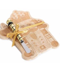 Set platou si cutit Craciun 22x28 cm