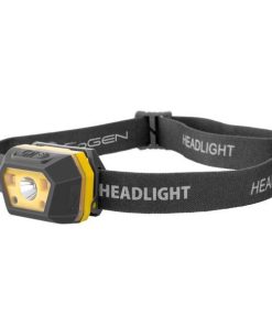 Lanterna de cap GOGHL02GY, 350 lm, acumulator Li-ion 1200 mAh, USB, IP55, senzor de miscare