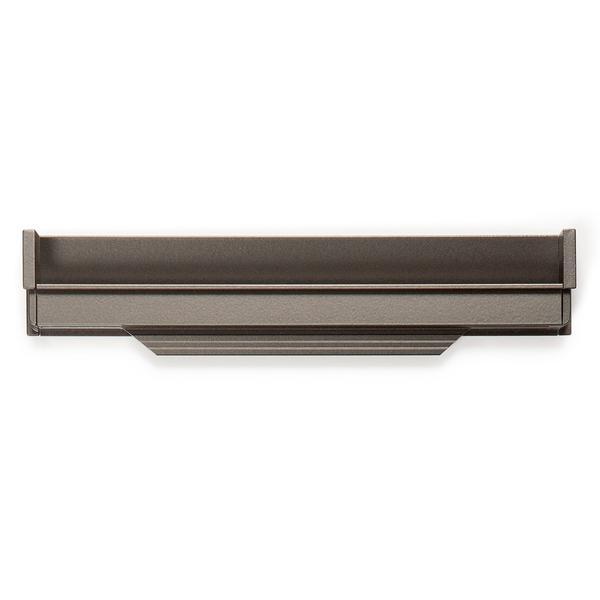 Maner pentru mobila Hexxa, finisaj gri metalizat, L 350 mm
