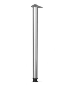 Picior pentru masa IFL, flansa tip V, FI60x710 mm, finisaj crom lucios