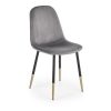 Scaun living HM K379 gri, 45x48x88 cm