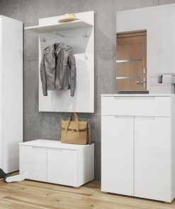 Alternative view of Selene 21 (Oglinda) White High Gloss/White