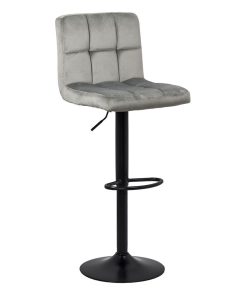 Scaun bar tapitat ABS 191B gri