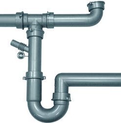 Sifon Franke F/2L pentru chiuveta cu 2 cuve egale