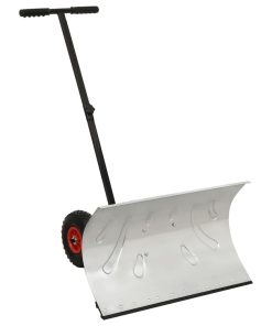 vidaXL Lopată manuală pentru zăpadă, cu roți