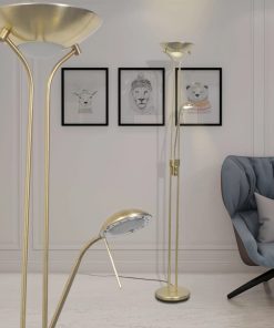 vidaXL Lampă de podea cu LED reglabilă, 23 W