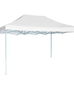 vidaXL Cort de petrecere pliabil, alb, 3 x 4,5 m