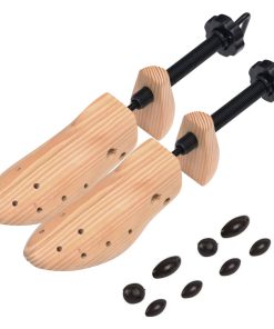 vidaXL Șanuri pantofi, mărime 36-40, lemn masiv de pin