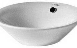 Lavoar tip bol Duravit Starck 1 33cm fara orificiu baterie montare pe blat