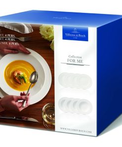 Set cina 4 persoane Villeroy & Boch For Me Sets 8 piese