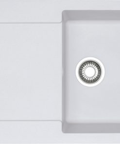 Chiuveta bucatarie Franke Maris MRG 611-L reversibila  970x500mm  tehnologie Sanitized  fragranite  Bianco