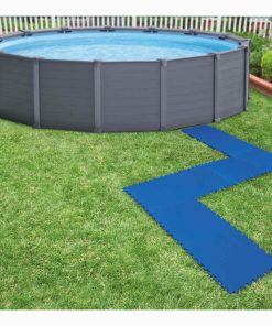 Intex Protecții de podea piscină, 8 buc., albastru, 50 x 50 cm