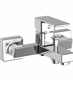 Baterie cada si dus monocomanda Gala Cubo crom