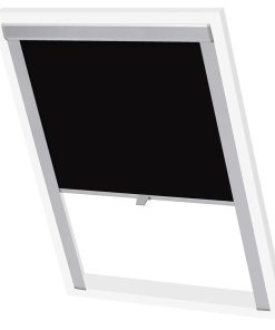 vidaXL Jaluzea opacă tip rulou, negru, UK08