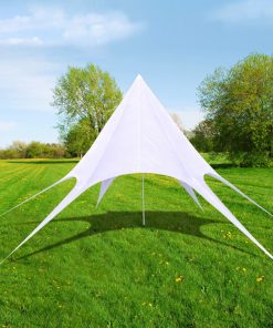 vidaXL Pavilion de grădină în formă de stea hexagonală, 14 m