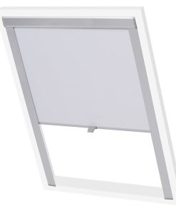 vidaXL Jaluzele opace tip rulou F06, alb