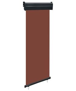 vidaXL Copertină laterală de balcon, maro, 60 x 250 cm